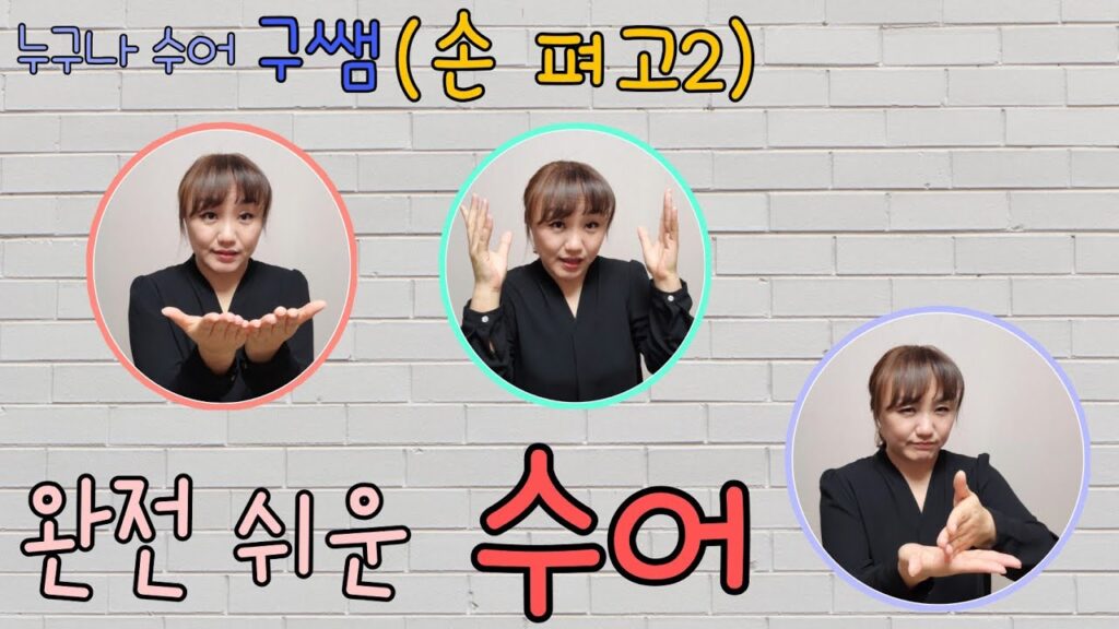 「하늘」의 한국수어 표현