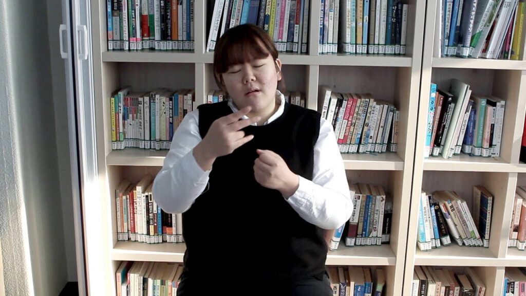 「불면증」의 한국수어 표현