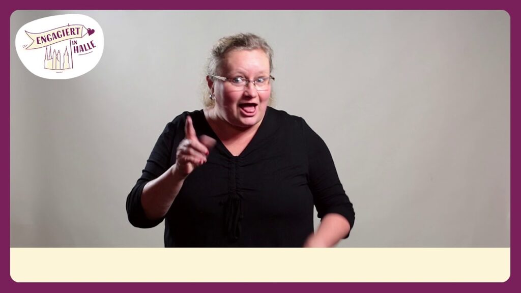 How to sign Gebärdensprache Halle in ASL