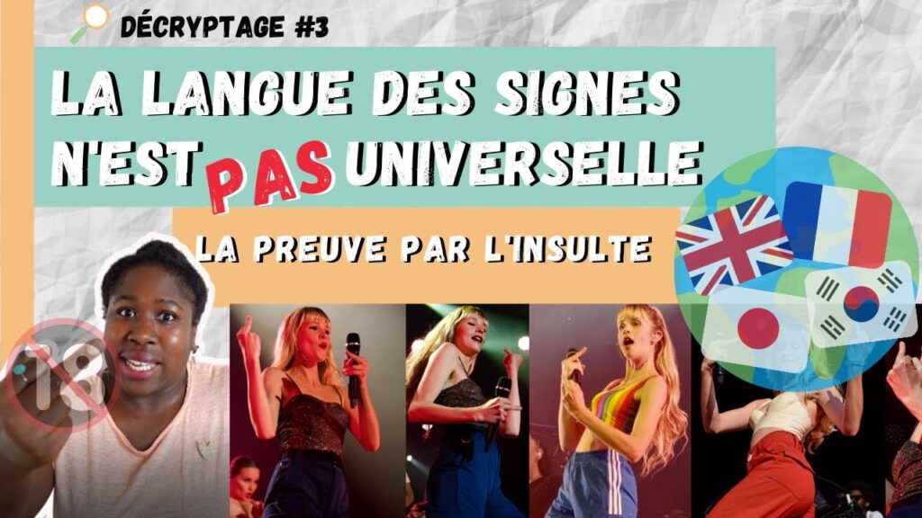 How to sign Insulte Langue Des Signes in ASL