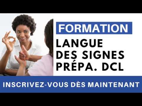 How to sign Préparation Dcl Langue Des Signes in ASL