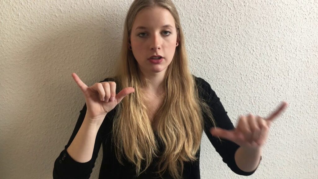 How to sign Gebärdensprache Kurse in ASL
