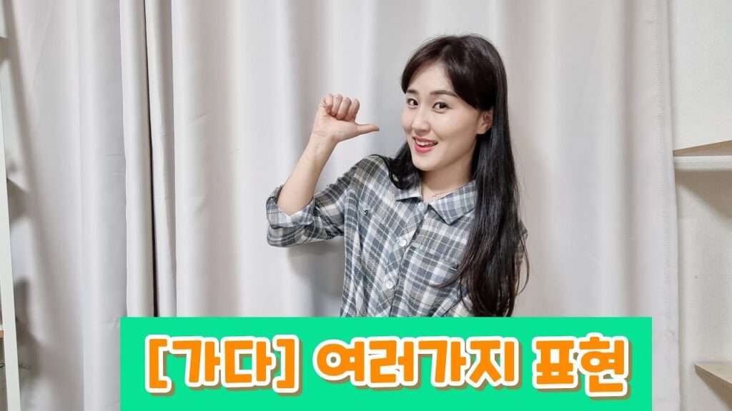 「가다」의 한국수어 표현