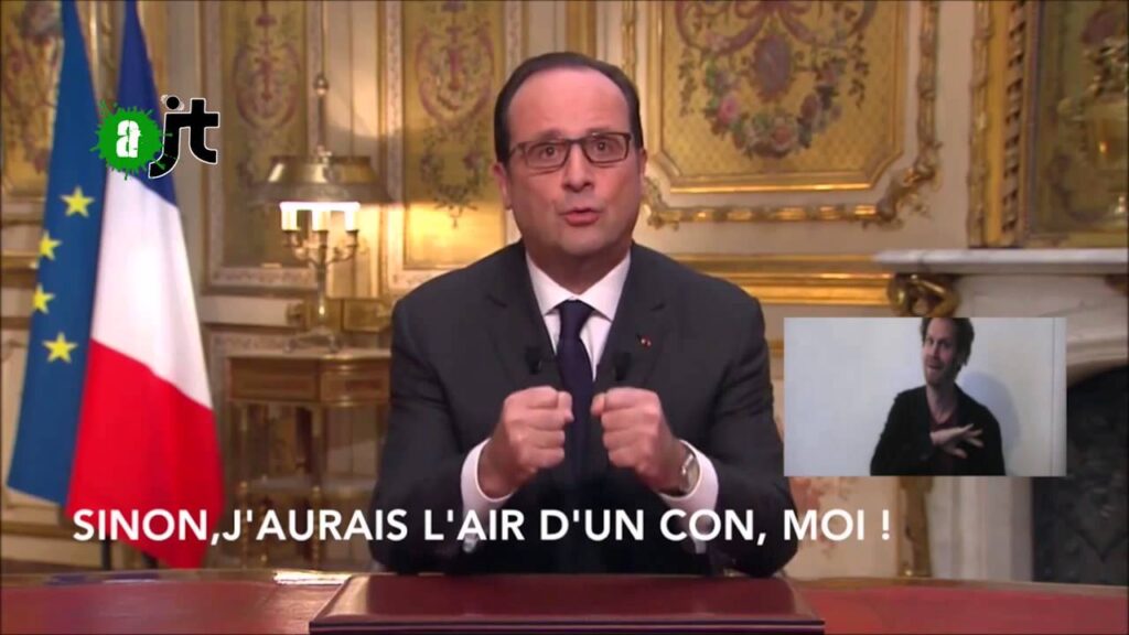 How to sign Traduction Langue Des Signes Télévision in ASL