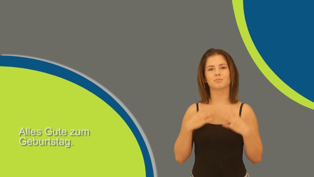 How to sign Gebärdensprache Alles Gute Zum Geburtstag in ASL