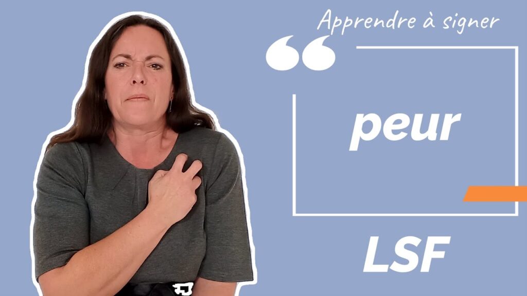 How to sign Langue Des Signes Peur in ASL