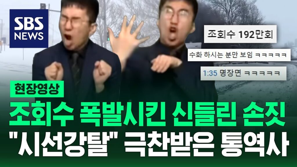 「통역사」의 한국수어 표현