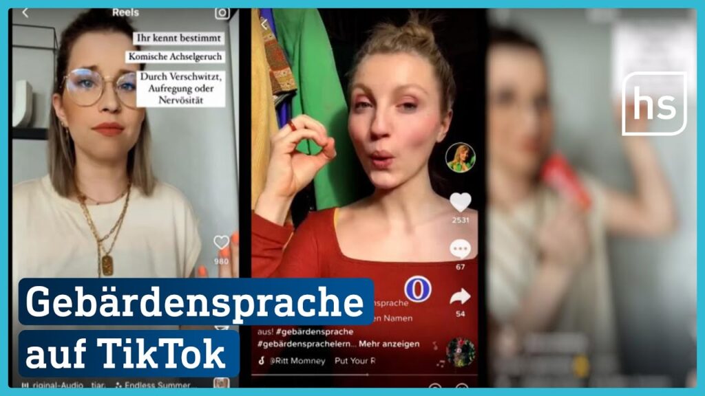 How to sign Tiktok Gebärdensprache in ASL