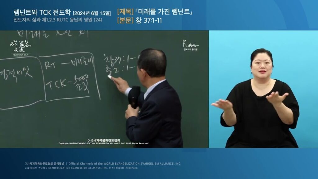 「하나님 나라」의 한국수어 표현