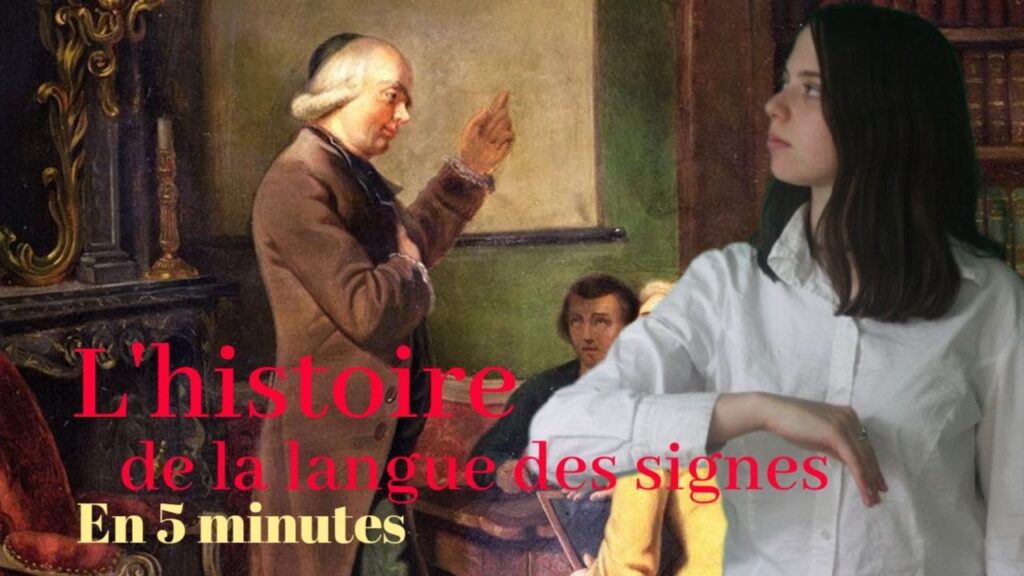 How to sign Historique De La Langue Des Signes in ASL