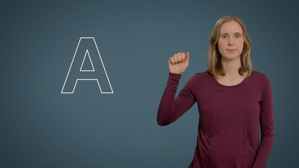 How to sign Gebärdensprache Äh in ASL