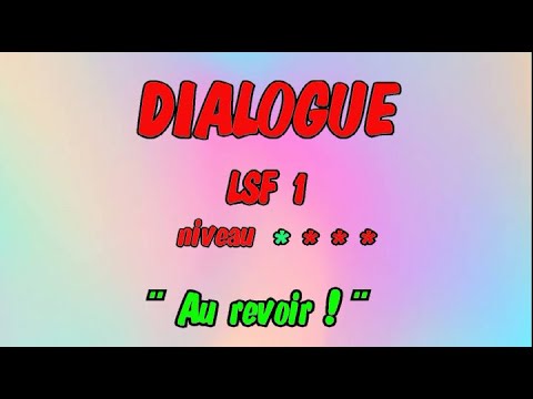 How to sign Dialoguer In Lsf in ASL
