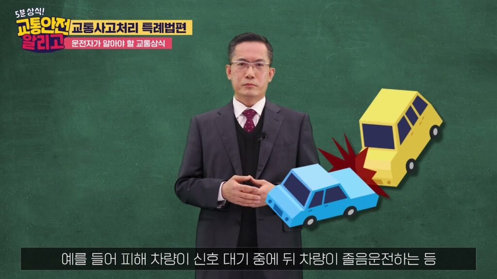 「교통사고 처리 특례법」의 한국수어 표현