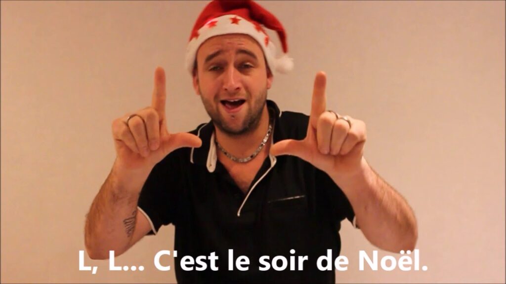 How to sign Chansons De Noel In Lsf in ASL