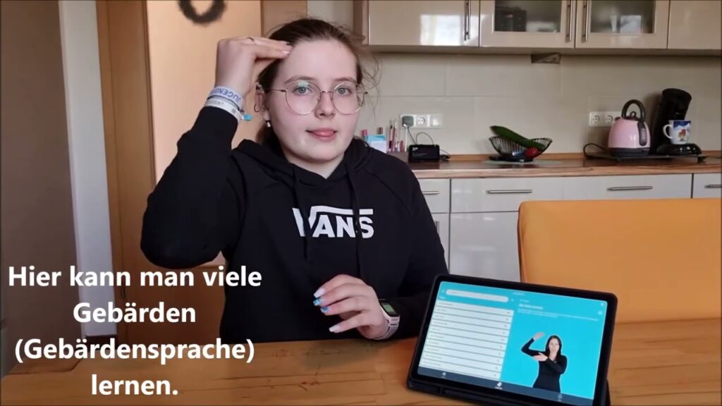 How to sign Dgs Gebärdensprache App in ASL