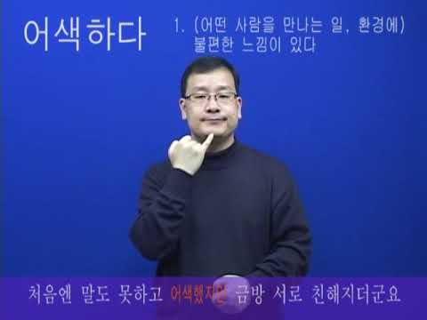 「이의」의 한국수어 표현