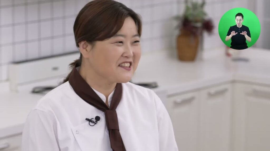「만두」의 한국수어 표현