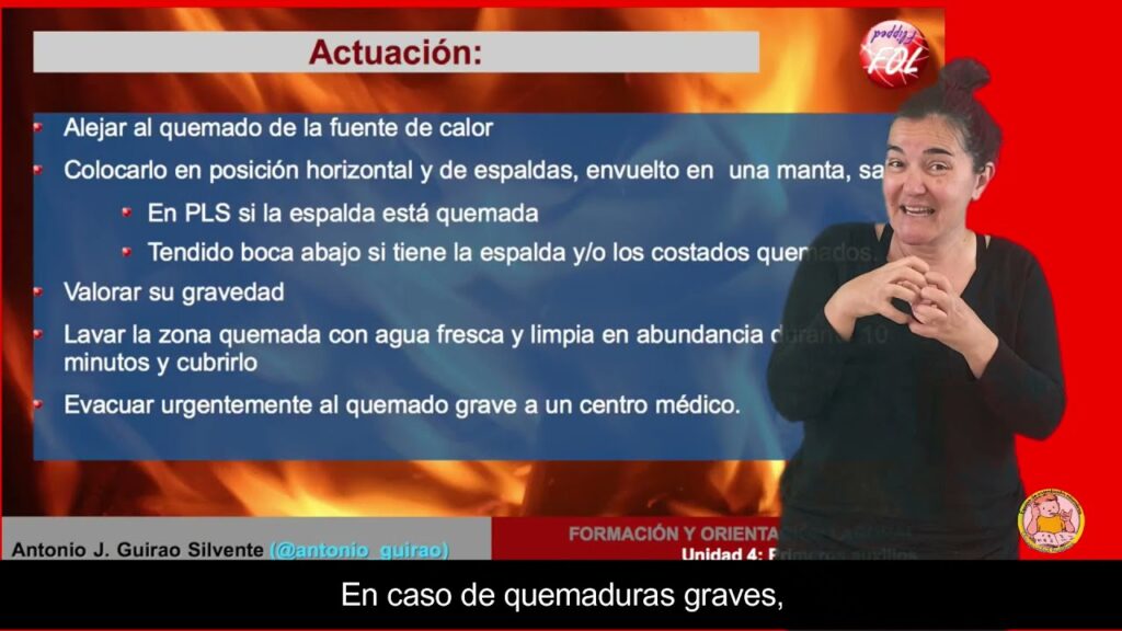 Cómo signar Herida en LSE