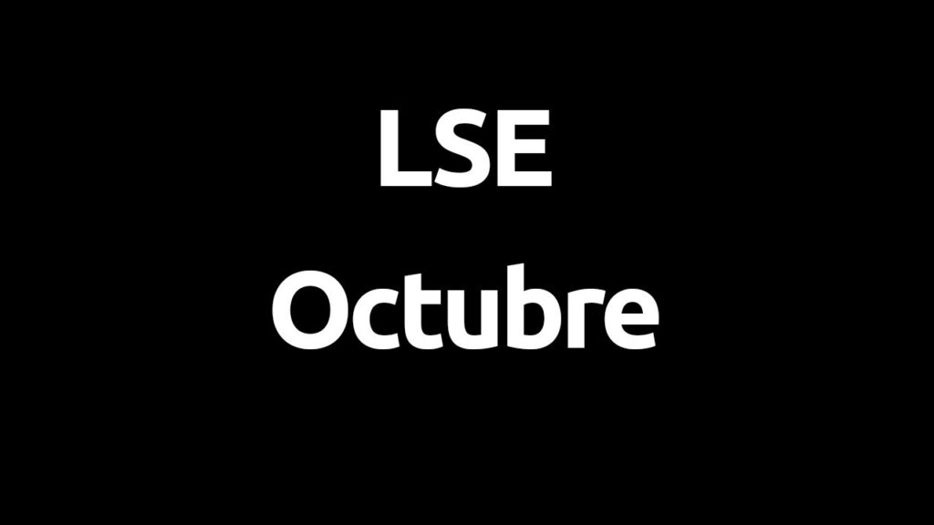 Cómo signar Octubre en LSE